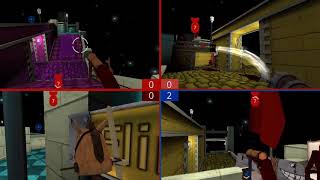 Screencheat  PC  Multiplayer Split Screen Gameplay [upl. by Nimajneb552]