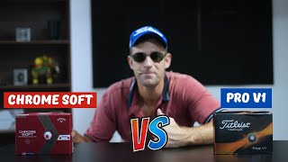 ✅ Chrome Soft Vs Pro V1  Tried And Tested By Average Golfer [upl. by Terence]