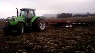 agco allis 6190 preparando tierra [upl. by Aisad]