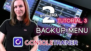 grandMA2 Tutorial 3 The Backup Menu [upl. by Lundin]