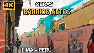 Continúa la recuperación de Barrios Altos  Iglesias Buena Muerte y Trinitarias  Lima Perú 4K [upl. by Frans567]