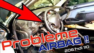 ON CHANGES TOUT   AIRBAG VOLANT COM2000 ECU CAPTEUR DE CHOCS ECT [upl. by Norvin]