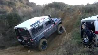 4x4 Defender Td5 extreme Impennata [upl. by Aseram]