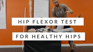 Tight hip flexor test  anatomy of tight hips and how to do the thomas test PROPERLY [upl. by Rehpotsirhcnhoj]