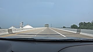 TENNESSEE MISSOURI STATE LINE  CARUTHERSVILLE BRIDGE  I155 [upl. by Yeuh]