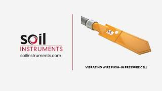 Soil Instruments  Vibrating Wire Push In Pressure Cell [upl. by Leasi]