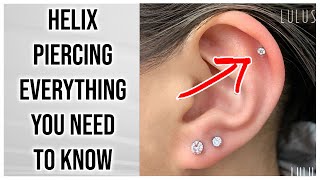 Helix Piercing 101 Everything You Need To Know [upl. by Lucie585]