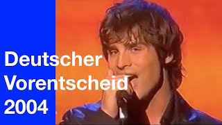 Patrick Nuo  Undone 2004  Deutscher Vorentscheid  Eurovision Song Contest [upl. by Aelanna]