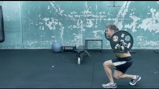 Walking Barbell Lunges [upl. by Grew]