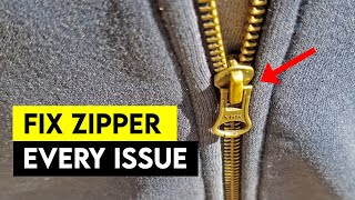 Zipper repair How to fix a zipper 5 Common issues [upl. by Ramunni339]