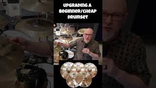 Upgrading a New or Cheap Kit  New Cymbals shorts drums drumupgrades [upl. by Branham394]