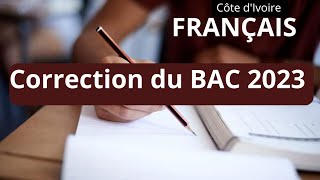 Dissertation litteraire le sujet du BAC 2023 CÔTE DIVOIRE entièrement redigé [upl. by Eahcim]