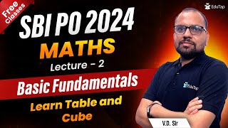 Basic Fundamental Maths for SBI PO 2024  Maths Syllabus Preparation for SBI PO  EduTap Classes [upl. by Malvin]