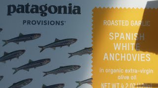 Patagonia Provisions spanish anchovies with roasted garlic review [upl. by Laural750]