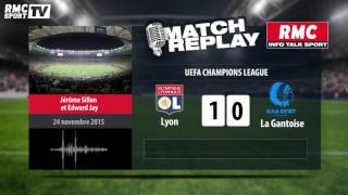 OL La Gantoise 12  le GoalReplay avec le son RMC Sport [upl. by Naujad]