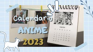 💠 Calendario Anime ·DIY· 🗒  Haz tu calendario PERSONALIZADO desde cero [upl. by Oitaroh]