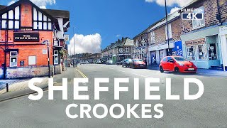 CROOKES SHEFFIELD  A walk through Crookes in Sheffield Yorkshire England  Filmed In 4K [upl. by Annayak]