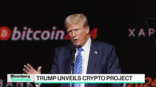 Trump Unveils Crypto Project [upl. by Auhesoj]