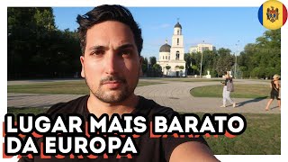 Visitei o PAÃS mais POBRE e BARATO de toda a EUROPA  Estevam Pelo Mundo em Chisinau na MoldÃ¡via [upl. by Nawoj]