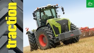 Der neue Claas Xerion 4000 im tractionFahrbericht [upl. by Viva]