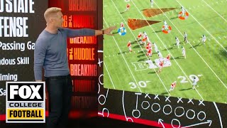 Breaking down Ohio States offense vs Michigans defense  Breaking the Huddle [upl. by Radborne]