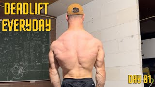 Deadlift Everyday Day 81 Muscular potential without steroids [upl. by Pihc]