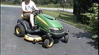 John Deere SST16 Lawn Tractor with 16HP VTwin Briggs Engine [upl. by Haimehen]