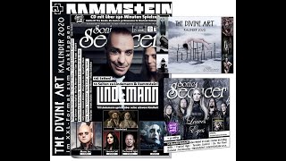 Videovorstellung Sonic Seducer 122019  Lindemann Rammstein ASP  The Divine Art Kalender  CD [upl. by Arrik375]