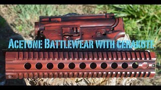 Acetone Battlewear Technique  Cerakote  Branson Cerakote [upl. by Ahcsas667]