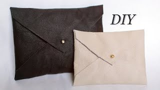 DIY ENVELOPE CLUTCH  THE SORRY GIRLS [upl. by Maxentia]