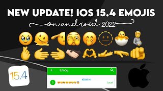 iOS 154 Emojis On Android On Zfont2022  its Snow00 [upl. by Aneloc]