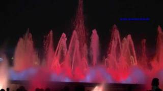 Barcelona magische Fontäne Magic Fountain of Montjuicwmv [upl. by Nedi246]