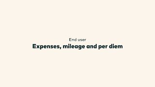 Findity  User Adding expenses mileage and per diem [upl. by Norling760]