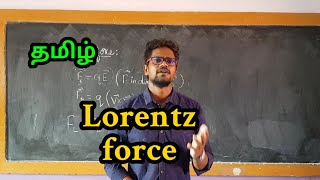 Magnetic Lorentz Force Physics 12TamilMurugaMP [upl. by Adialeda]