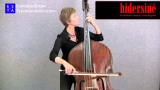 WHERE ARE THE NOTES on the Double Bass  Note Positions  Upright Double Bass Tips and Techniques [upl. by Edna]