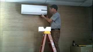 Ductless Mini Split Heat Pump Installation Part 1 [upl. by Willey]