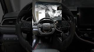 UPGRADE Your Steering Wheel  Camry carbon fiber steering wheel installation dynamic ambient [upl. by Sana]