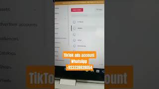 TikTok ads agency account  TikTok ads Agency Account Pakistan [upl. by Roddy]