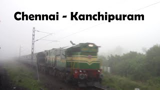 CHENNAI to KANCHIPURAM by TRAIN  A Journey Full of Diesel Trains in December Fog  Dec 2012 [upl. by Fifine]