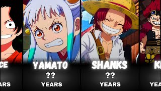 Kid Version of One Piece Characters And Their Age [upl. by Petromilli727]