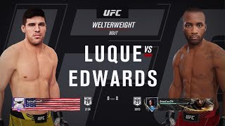 Vicente Luque Vs Leon Edwards UFC 4 [upl. by Ric]