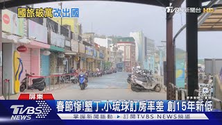 春節通通跑出國 墾丁小琉球訂房率慘 近15年來最差｜TVBS新聞 TVBSNEWS01 [upl. by Brandise]