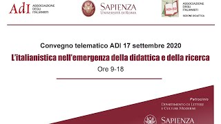 Convegno telematico ADI mattina [upl. by Aggri]