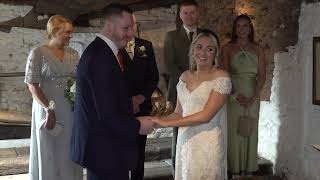 Famous Blacksmiths Shop Gretna Green elopement wedding video [upl. by Atteugram]