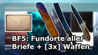 Battlefield 5 alle Briefe 40x fundorte  Unter keiner Flagge Nordlys Tirailleur [upl. by Buckler]