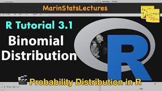 Binomial Distribution in R  R Tutorial 31 MarinStatsLectures [upl. by Garcon]