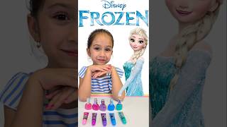 FROZEN  LET IT GO ELSA MAKEUP for Kids shorts frozen Unboxing [upl. by Ludovico]