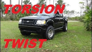 quotTORSION TWISTquot HOW TO LIFT YOUR TRUCK 2004 FORD SPORT TRAC [upl. by Elakram]