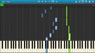 Brahms Wiegenlied Lullaby Synthesia [upl. by Anitram438]