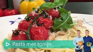 Pasta met tonijnsaus  Koken amp bakken met SterkInDeKeuken [upl. by Dygal241]